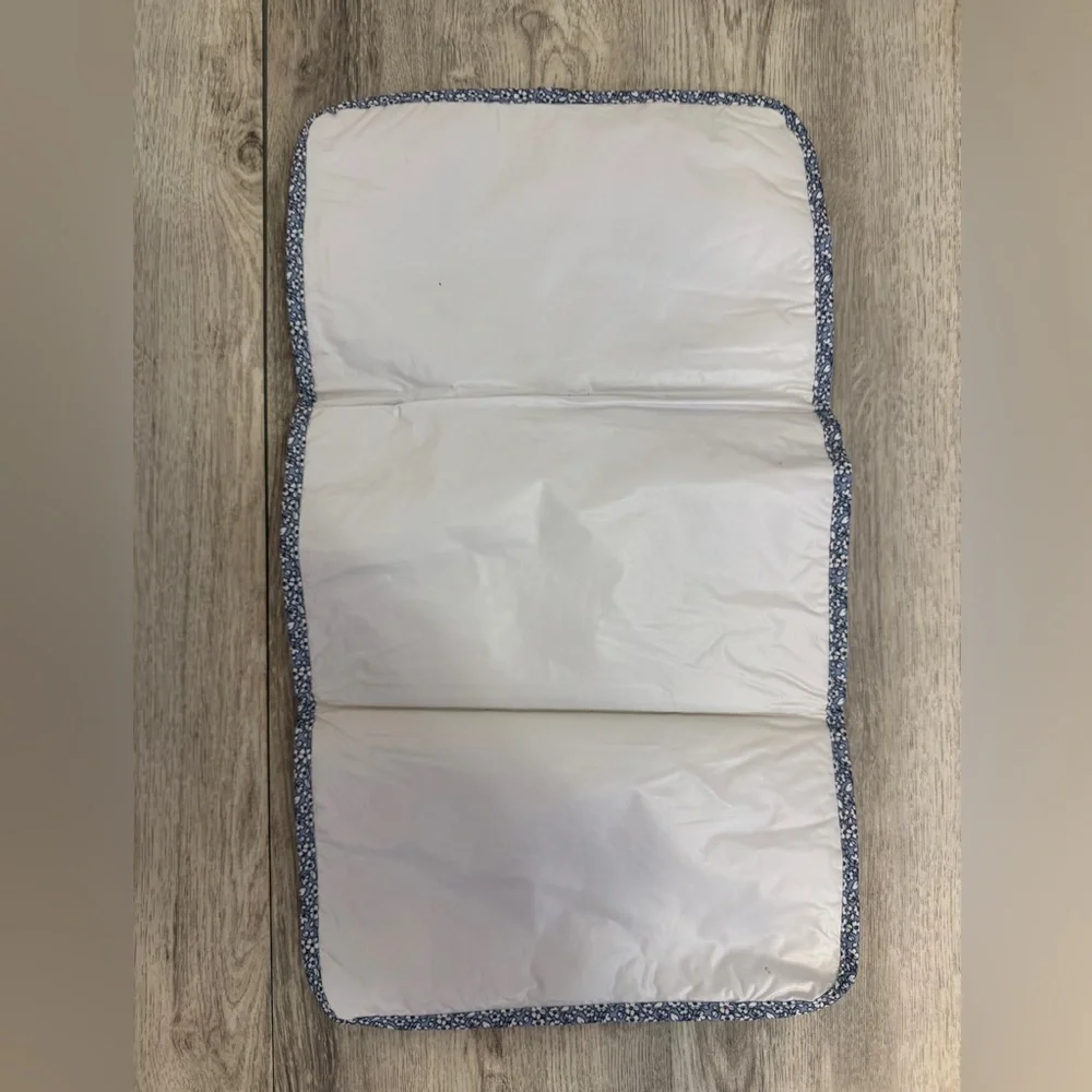 Laura Ashley Deep Blue Quilted Baby Bag